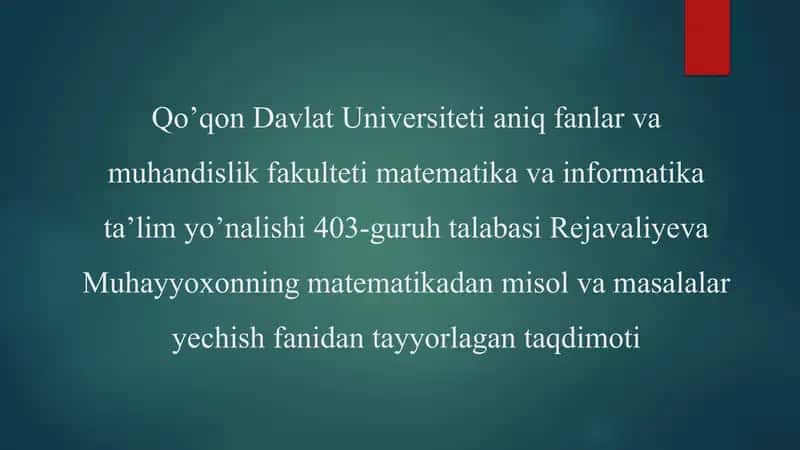 Fazoviy figuralar haqida slayd 1