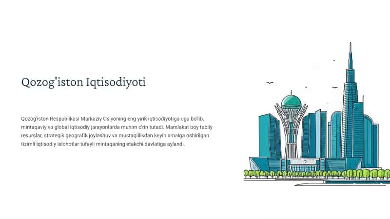 Qozog'iston Iqtisodiyoti 1