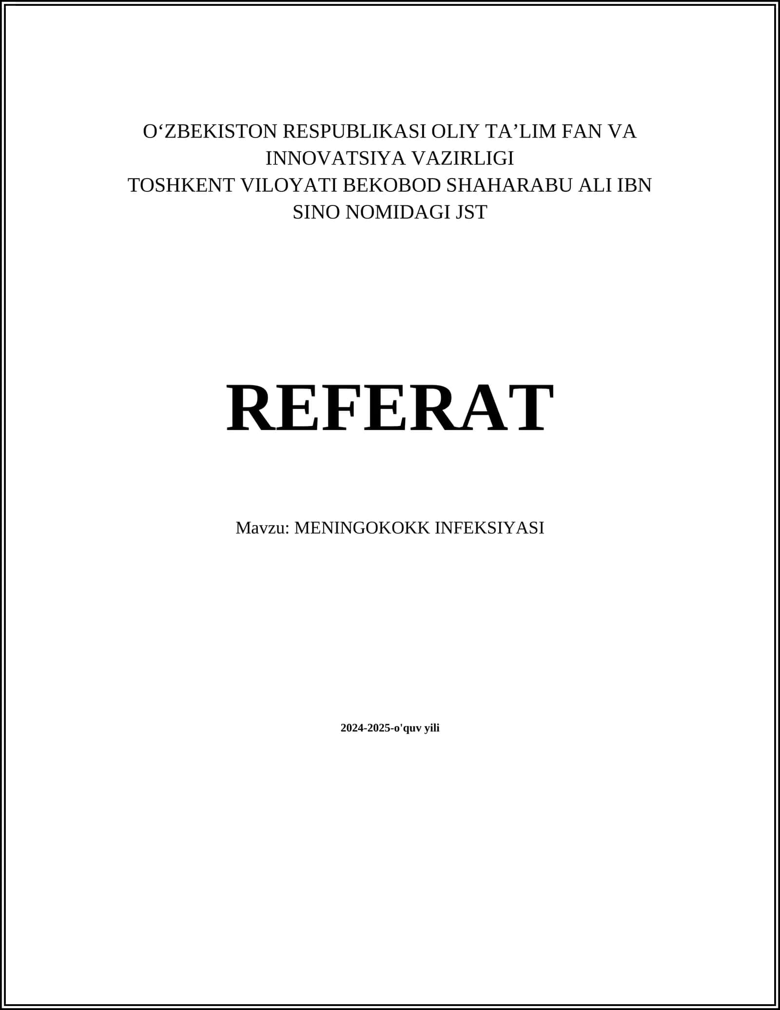 MENINGOKOKK INFEKSIYASI 1