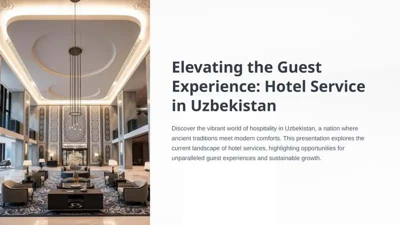 Elevating the Guest Experience: Hotel Service in Uzbekistan 1
