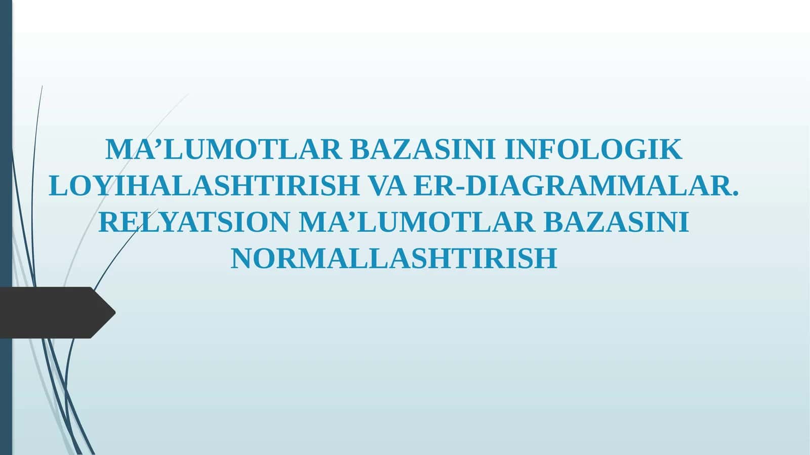 ER-diagrammalar 1