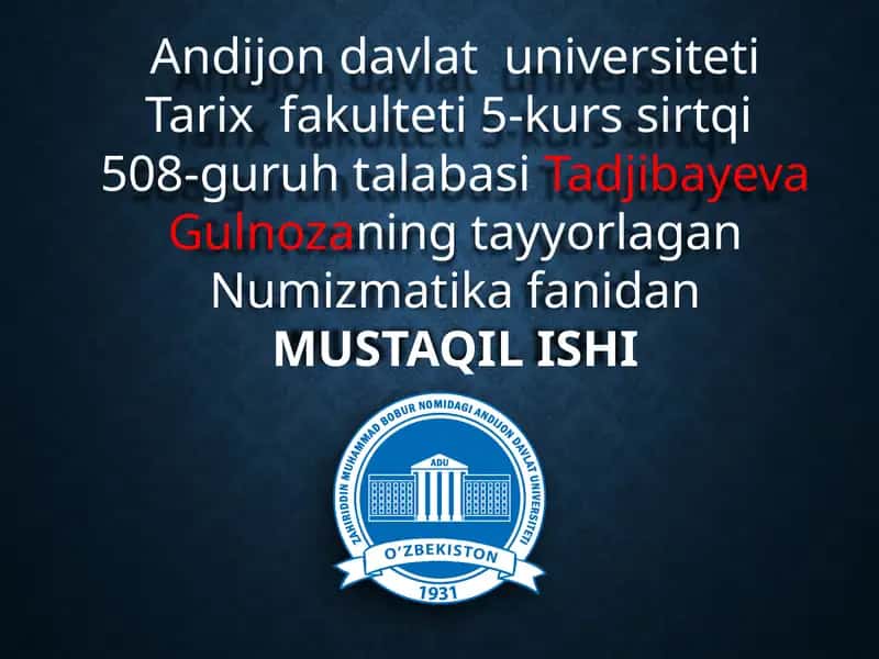 Antikvar Tangalar 1