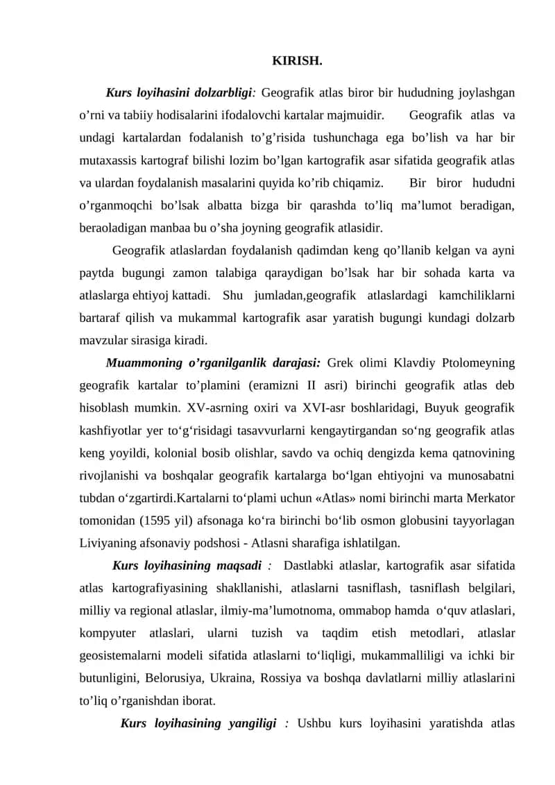 Geografik atlas 1