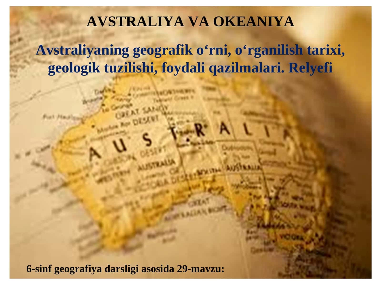 AVSTRALIYA VA OKEANIYA 1