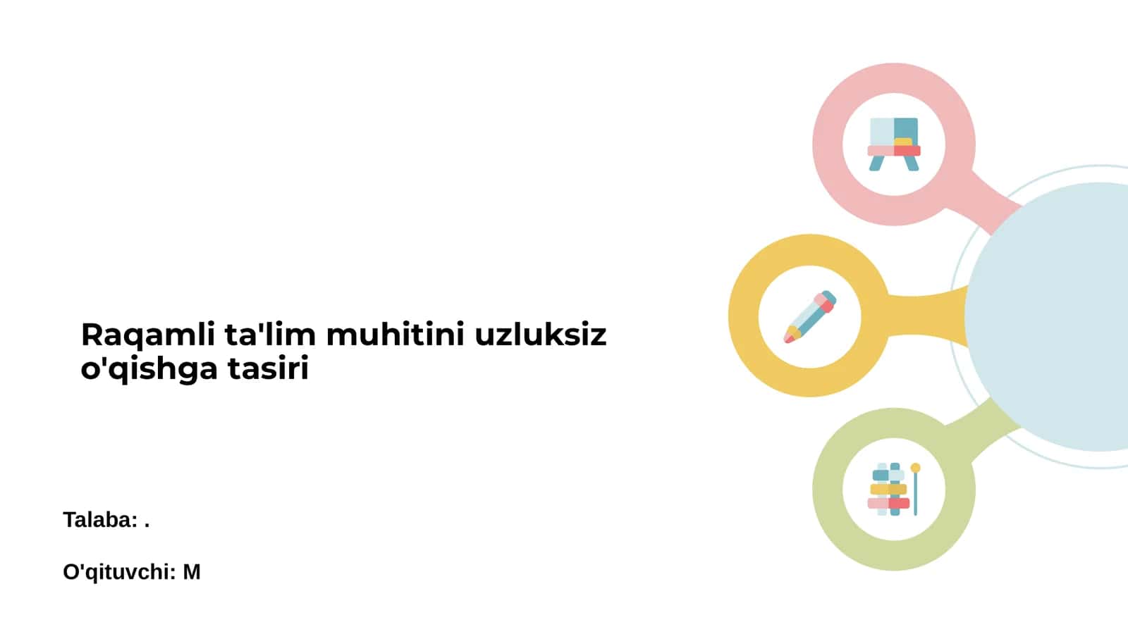 Raqamli ta'lim muhitining asoslari 1