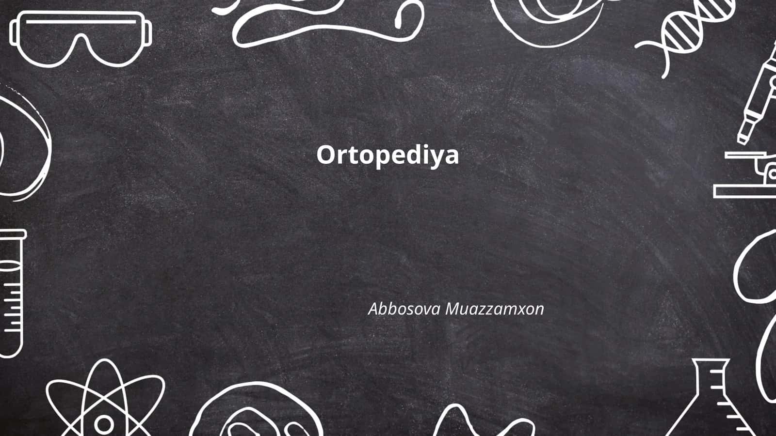 Ortopediya 1