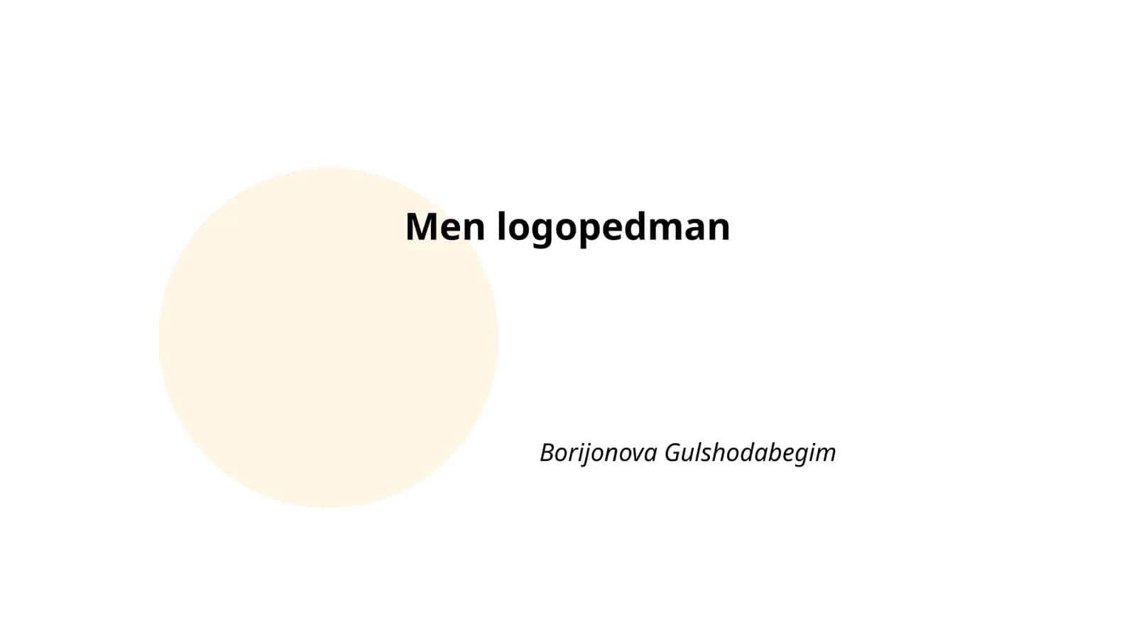 Nutq terapiyasi asoslari 1
