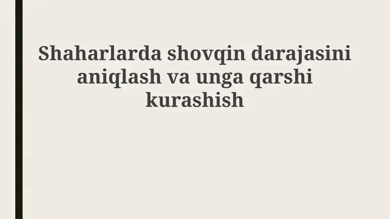 Shaharlarda shovqin 1