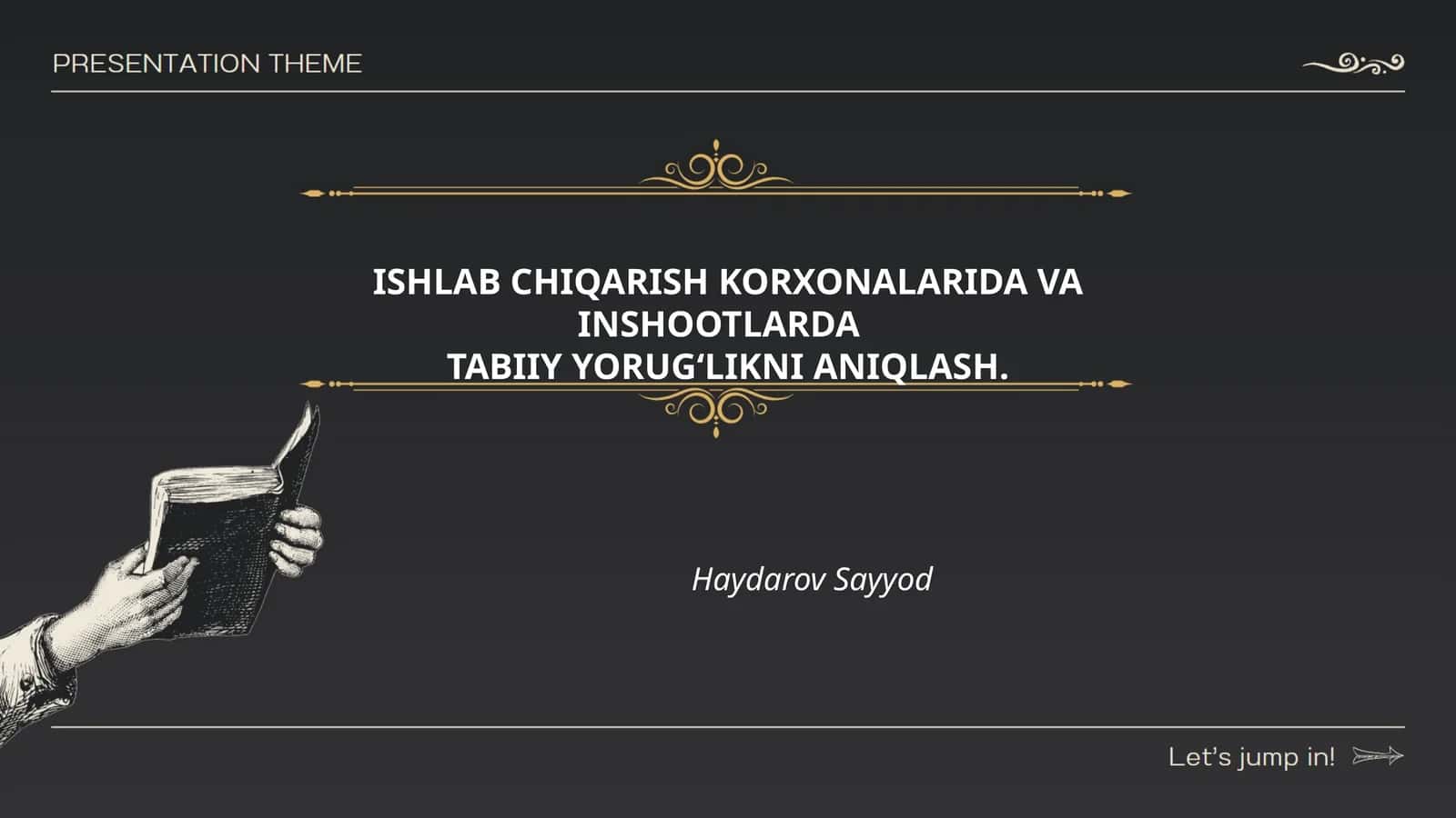 Tabiiy yorug‘lik manbalari 1