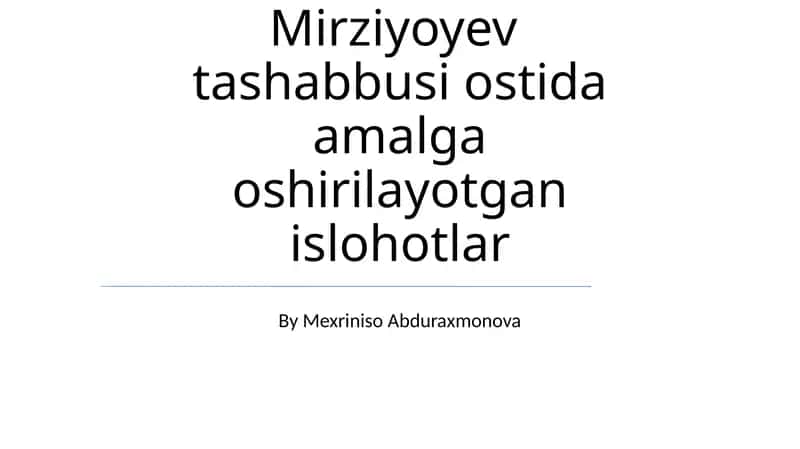 Sud-huquq islohotlari 1