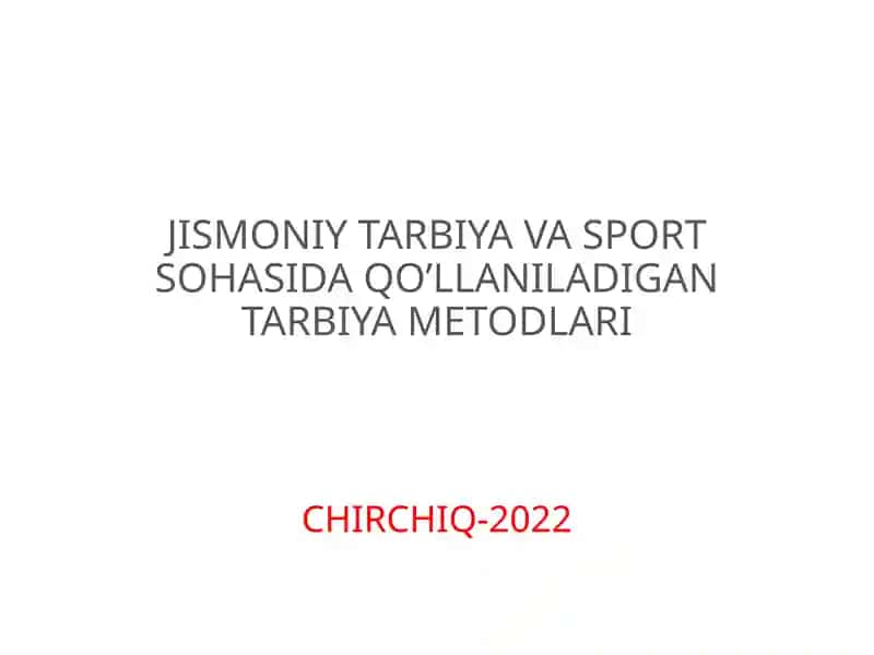 Axloqiy tarbiya metodlari