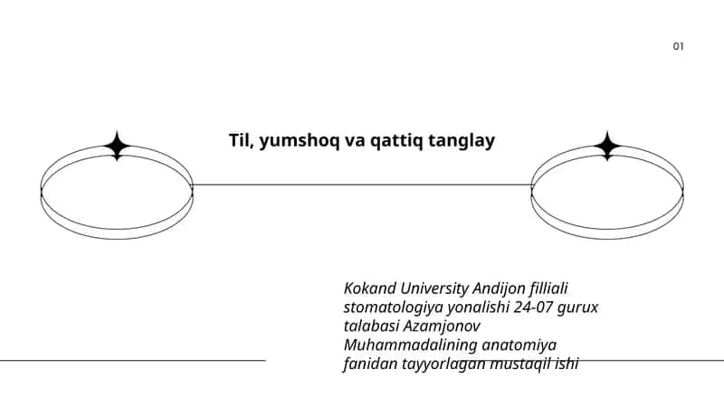 Anatomiya fanidan tayyorlagan mustaqil ish 1