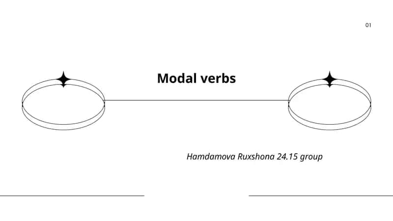 Modal verbs 1