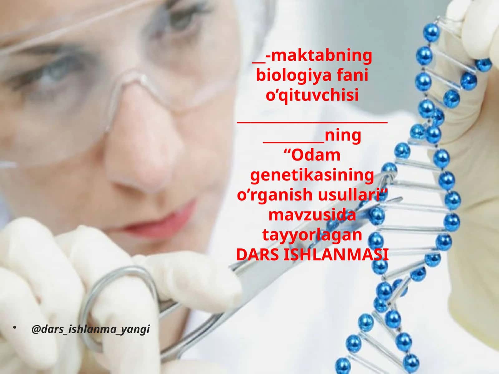 Odamgenetikasining o'rganish usullari 1