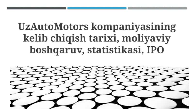 UzAutoMotors kompaniyasining kelib chiqishi 1