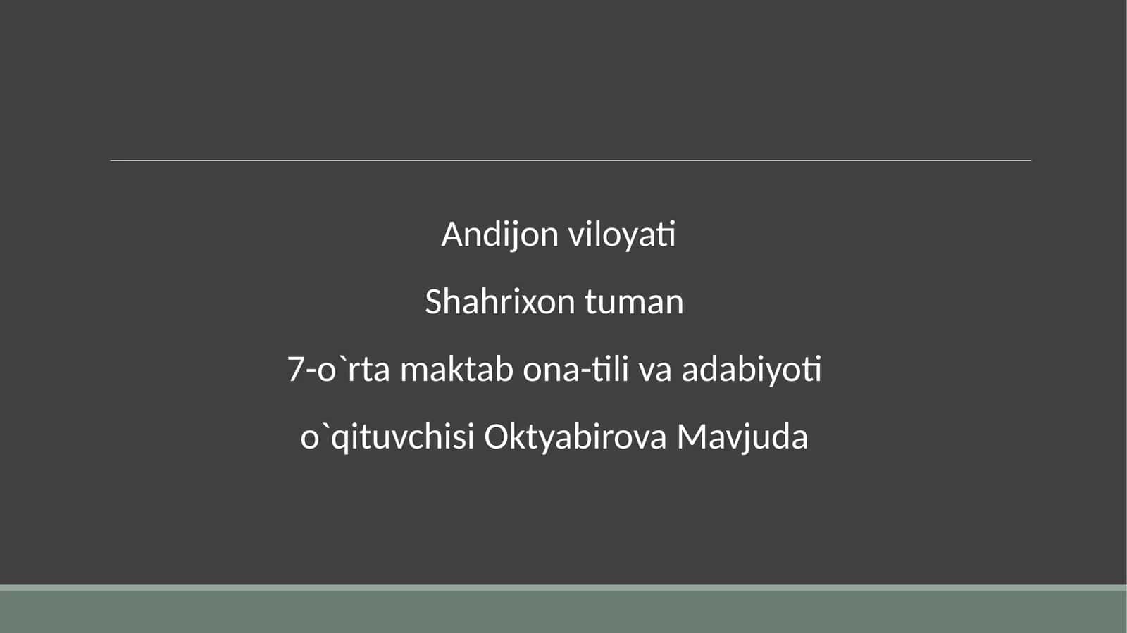 Bobur-jahon tirofida 1