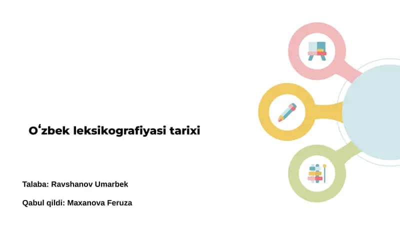 O‘zbek leksikografiyasi tarixi 1