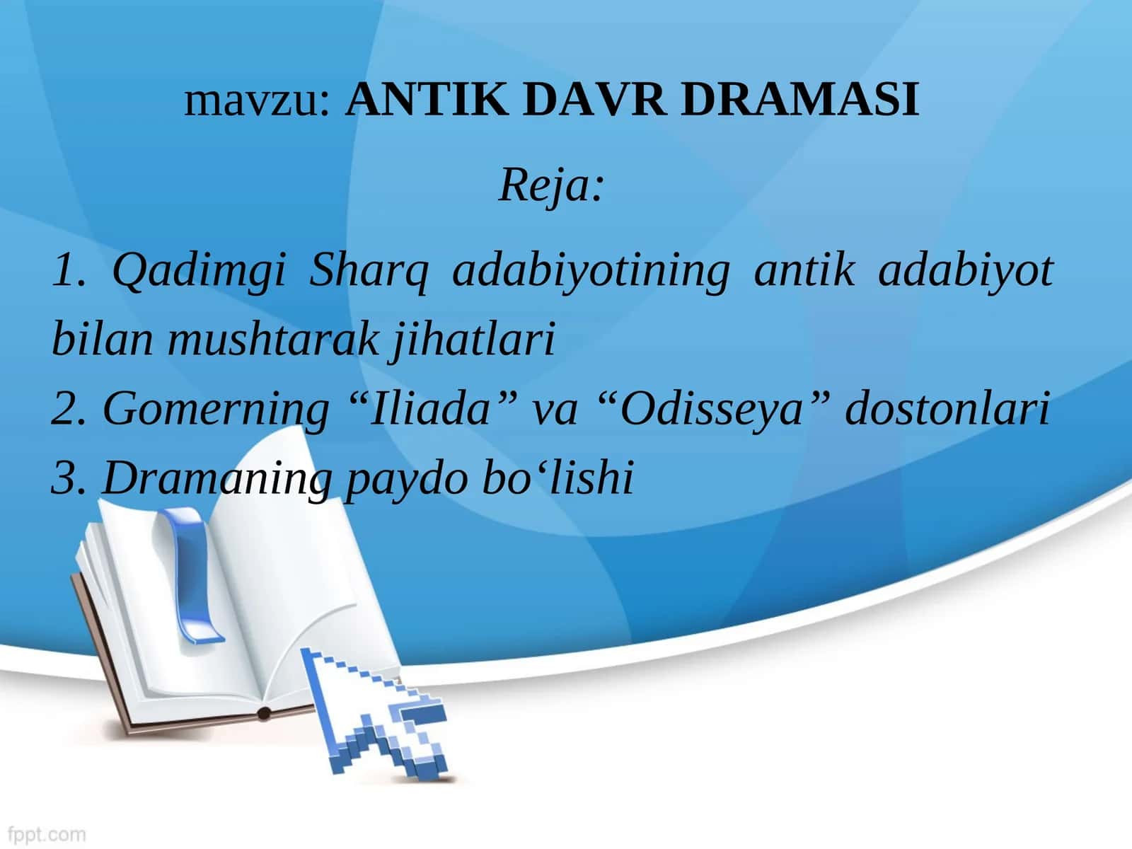 ANTIK DAVR DRAMASI 1