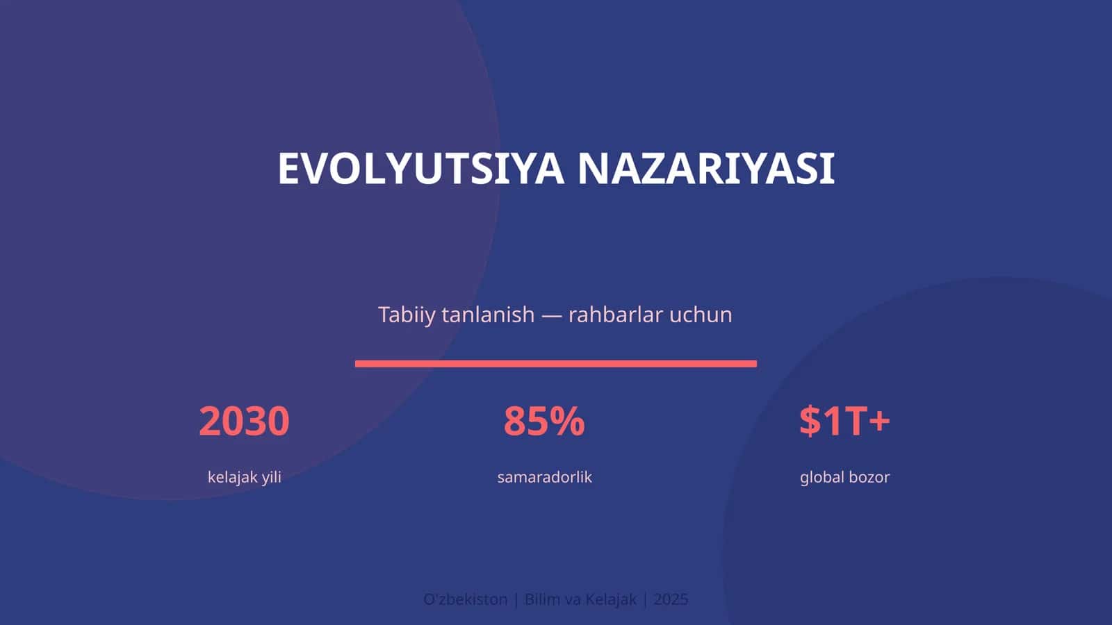 EVOLYUTSIYA NAZARIYASI 1