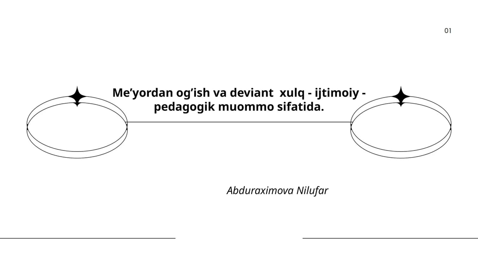 Me’yordan og’ish va deviant xulq 1