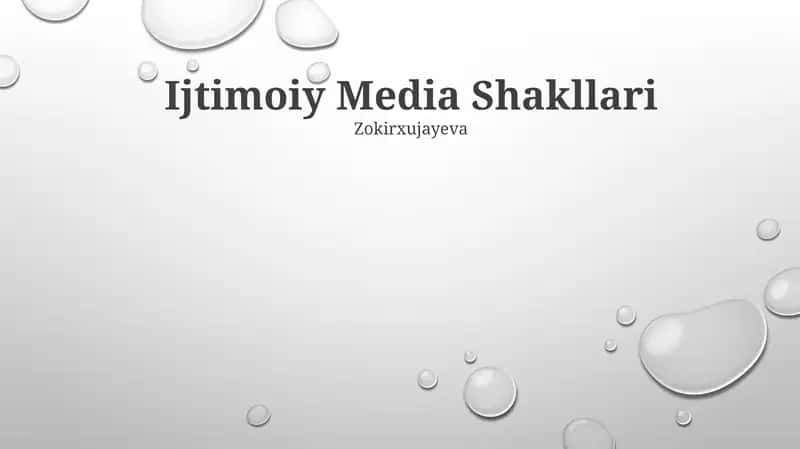 Ijtimoiy Media Shakllari 1