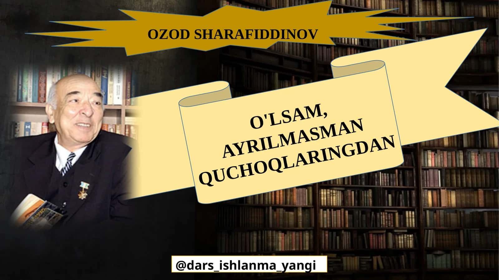 O'LSAM, AYRILMASMAN QUCHOQLARINGDAN 1