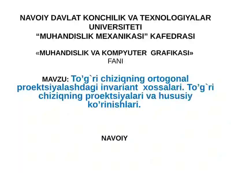 MUHANDISLIKVA KOMPYUTERGRAFIKASI