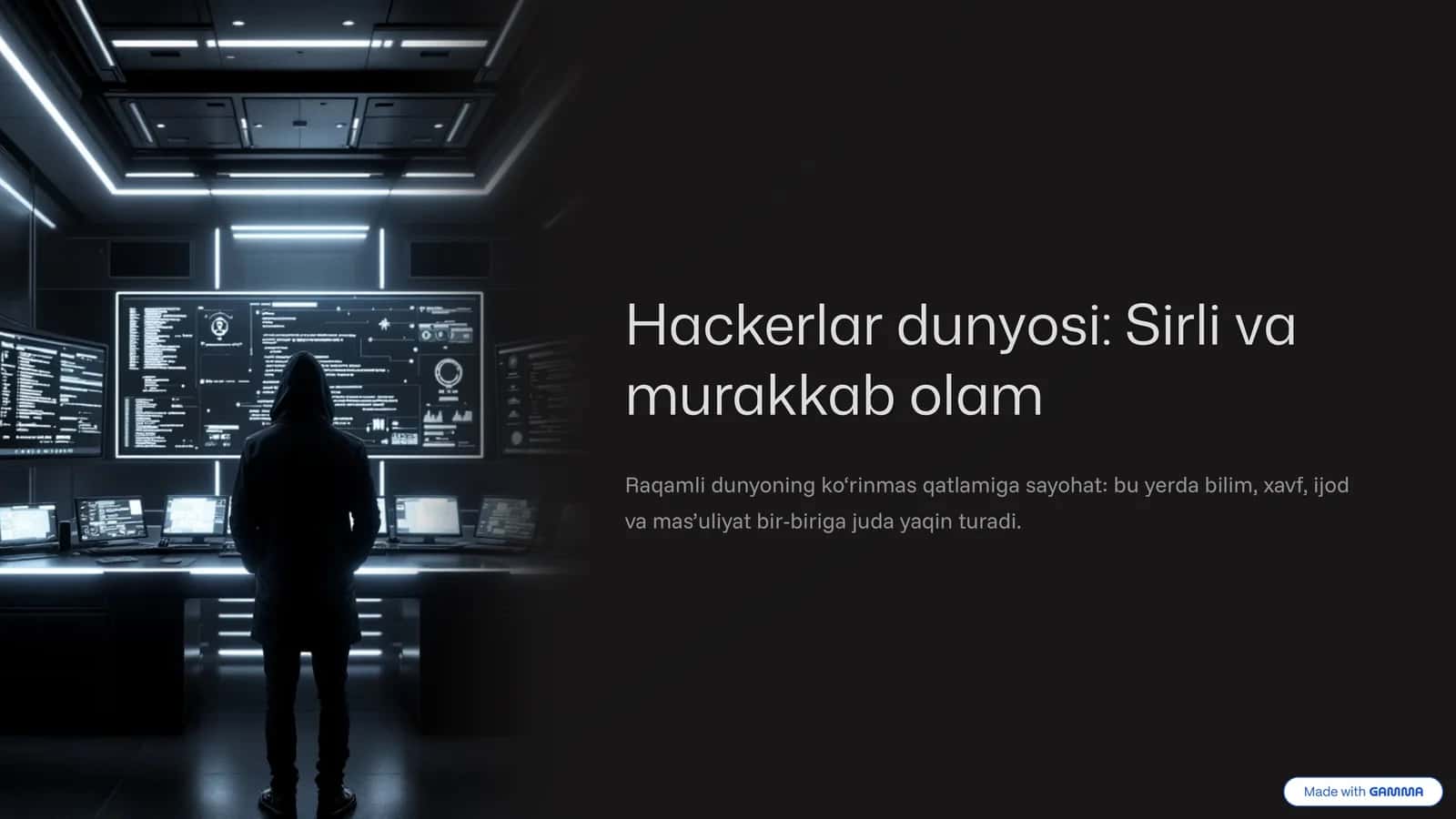 Hackerlar dunyosi: Sirli va murakkab olam 1