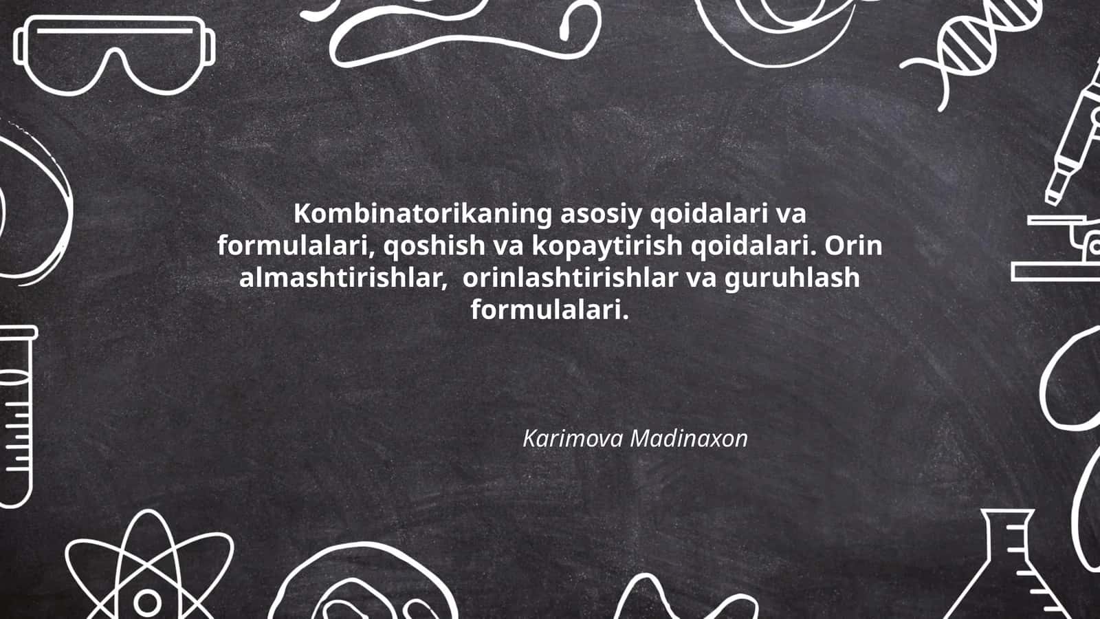 Kombinatorika 1
