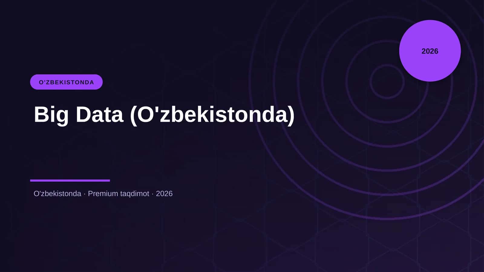 Big Data (O'zbekistonda) 1