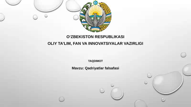 Qadriyatlar falsafasi 1