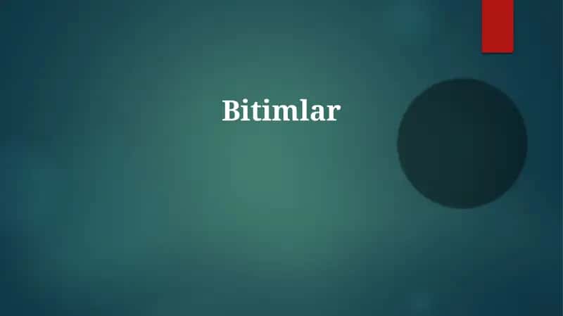 Bitimlar 1
