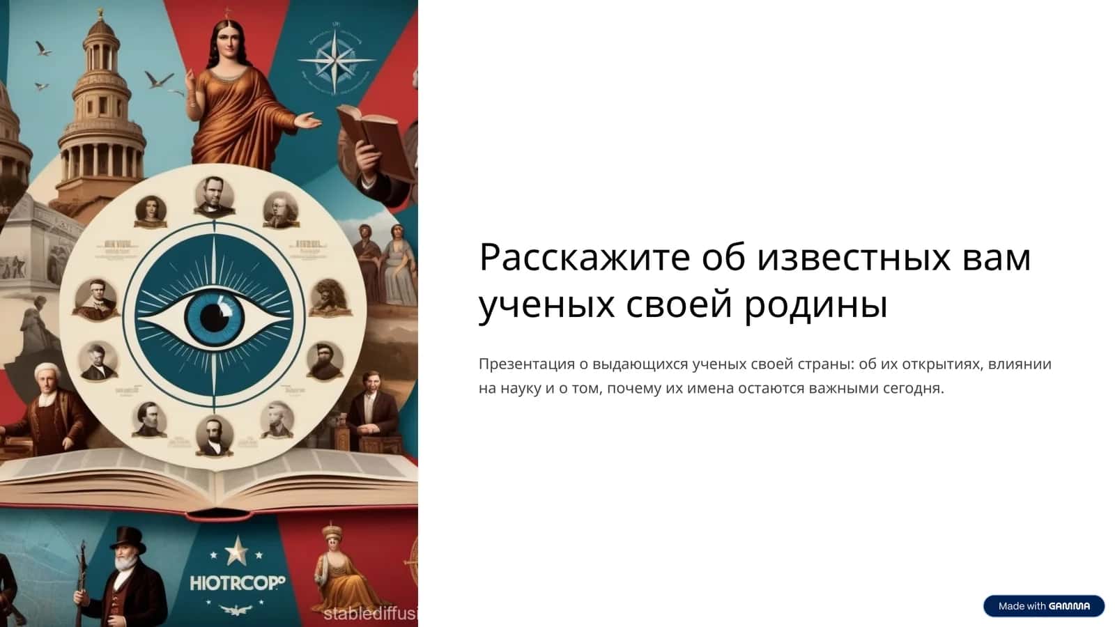 Презентация о выдающихся ученых своей страны 1