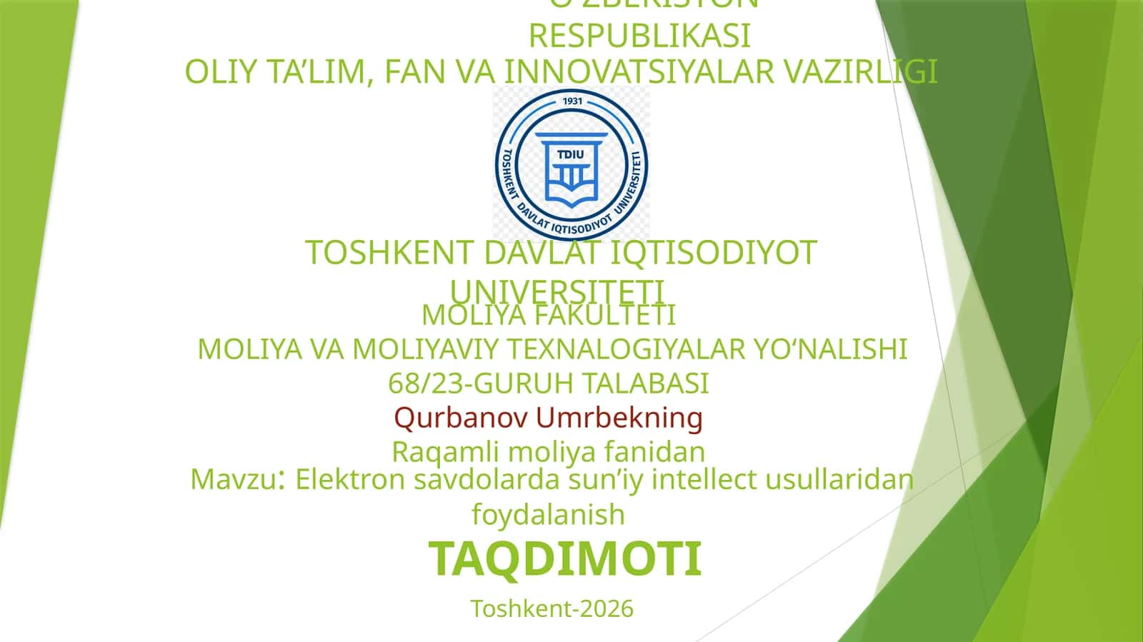 Elektronsavdolar sun’iy intellectusullaridan foydalanish 1