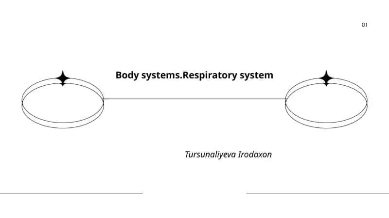 Body systems.Respiratory system 1