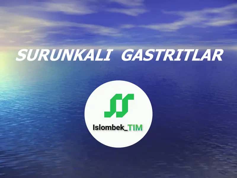 Surunkali Gastritlar 1
