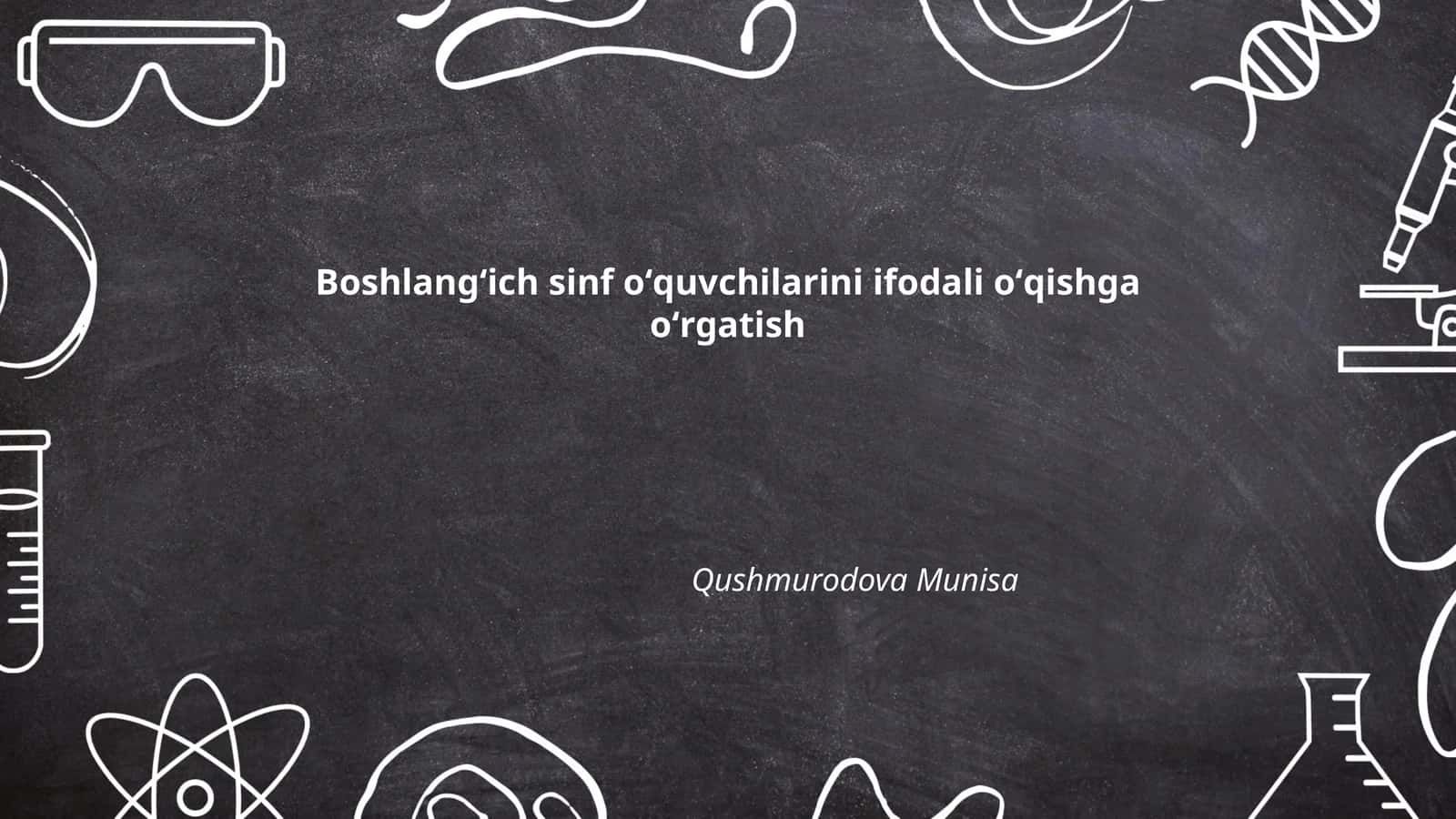 Ifodali O'qish Nazariyasi 1