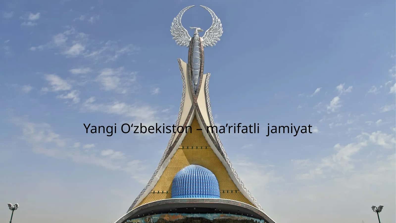 Yangi O‘zbekiston – ma’rifatli jamiyat 1