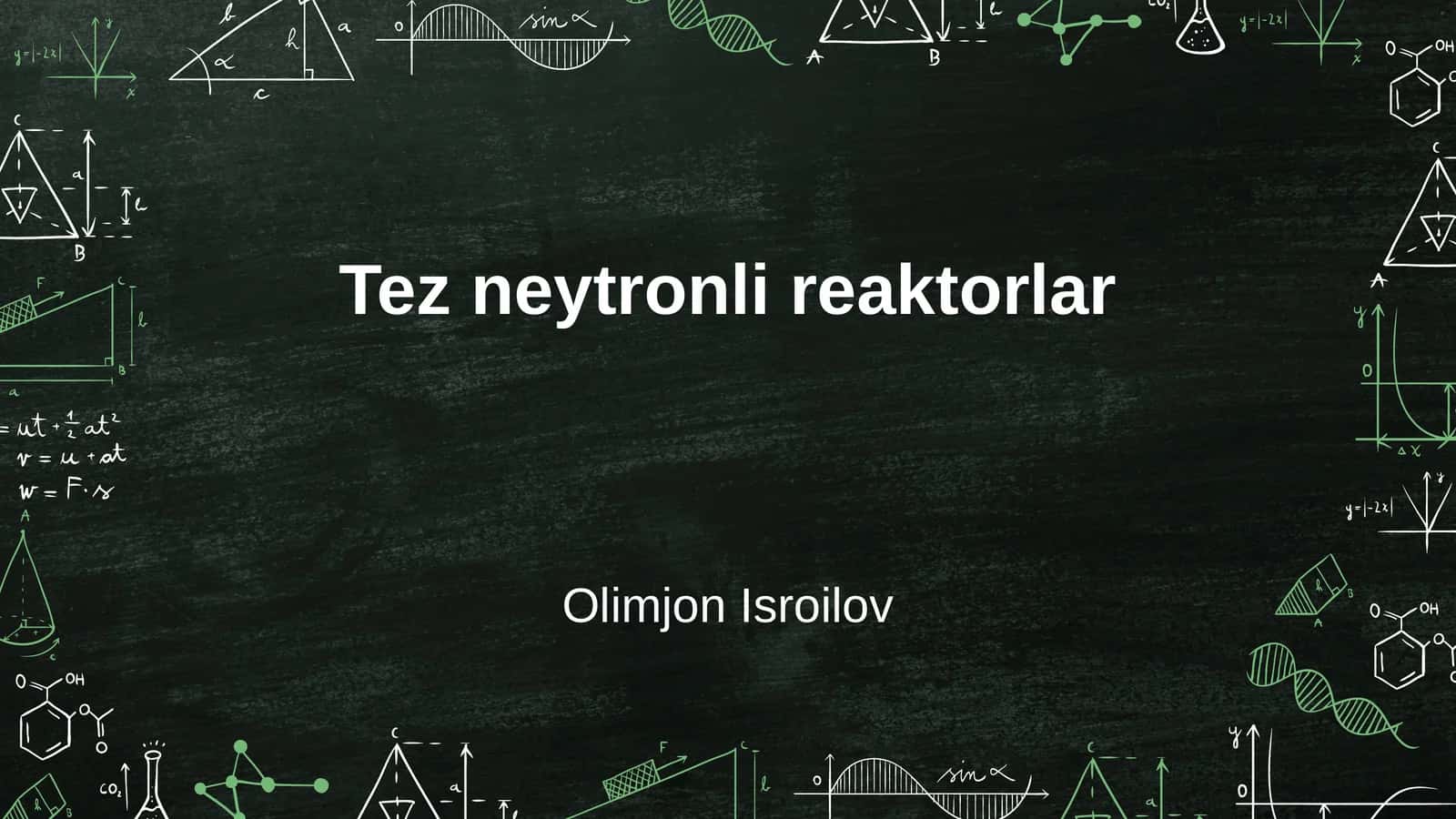 Tez neytronli reaktorlar 1