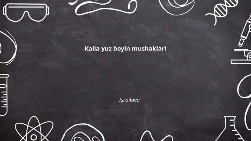 Kalla yuz boyin mushaklari 1