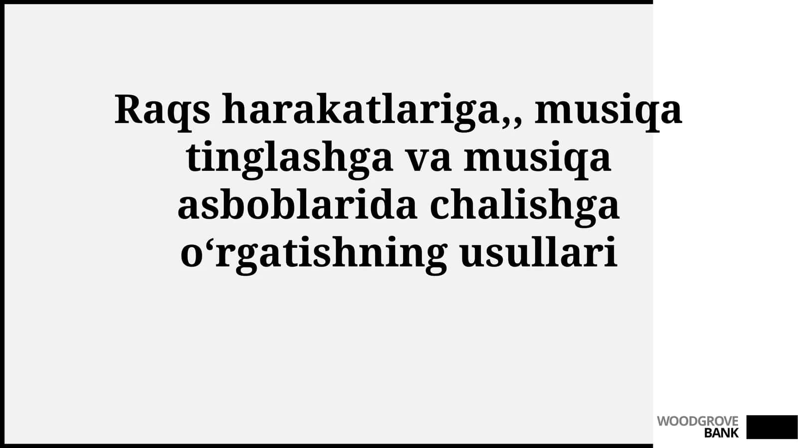 Raqs Harakatlari O'rgatilishi 1