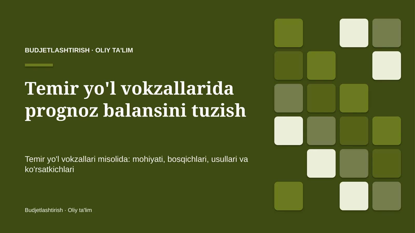 temir yo'l vokzallarida prognoz balansini tuzish 9902 1