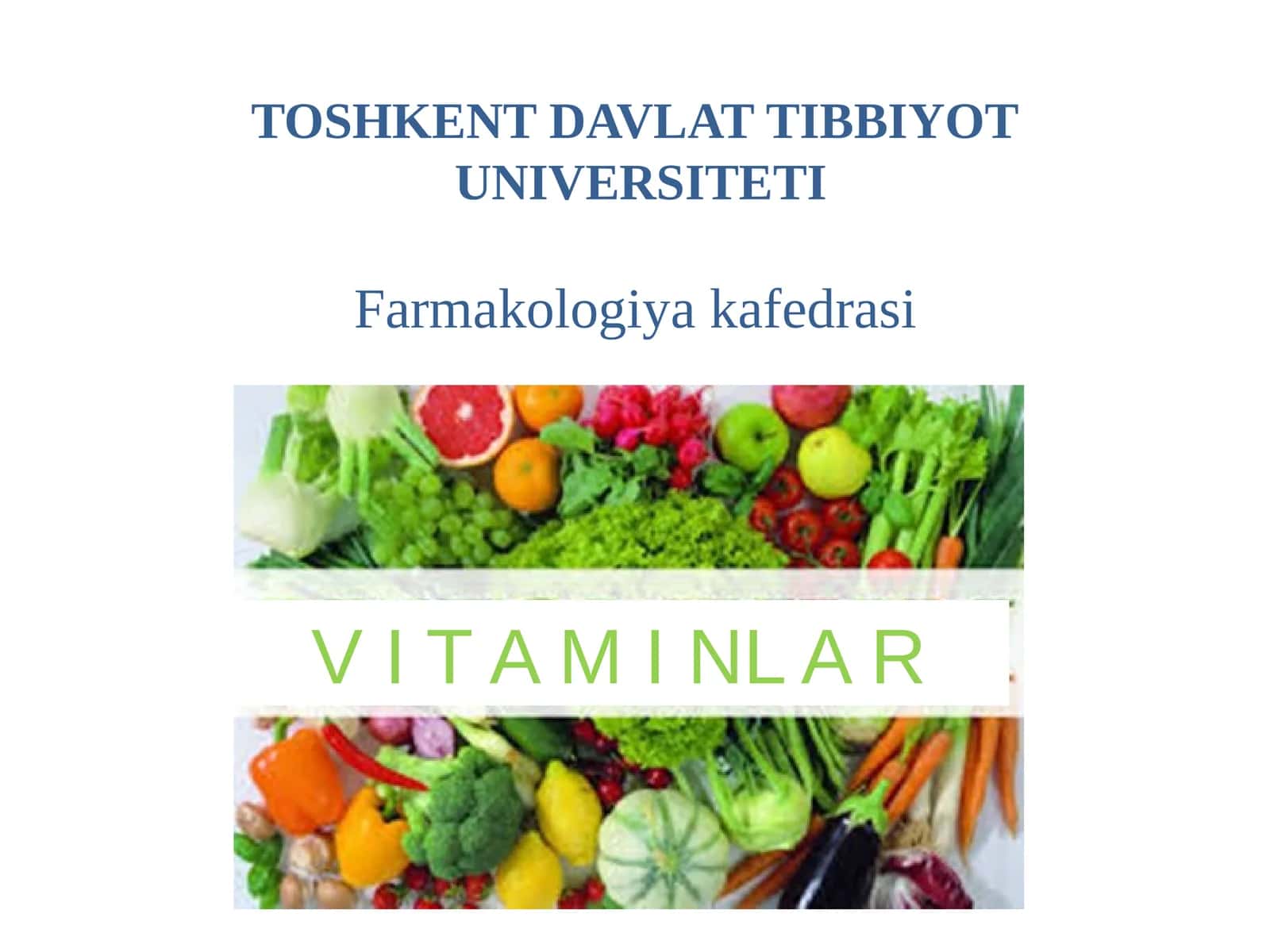 Vitaminlar 1
