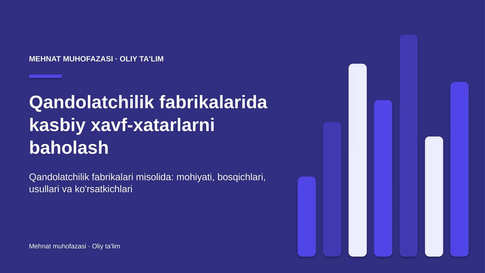 qandolatchilik fabrikalarida kasbiy xavf xatarlarni baholash 7384 1