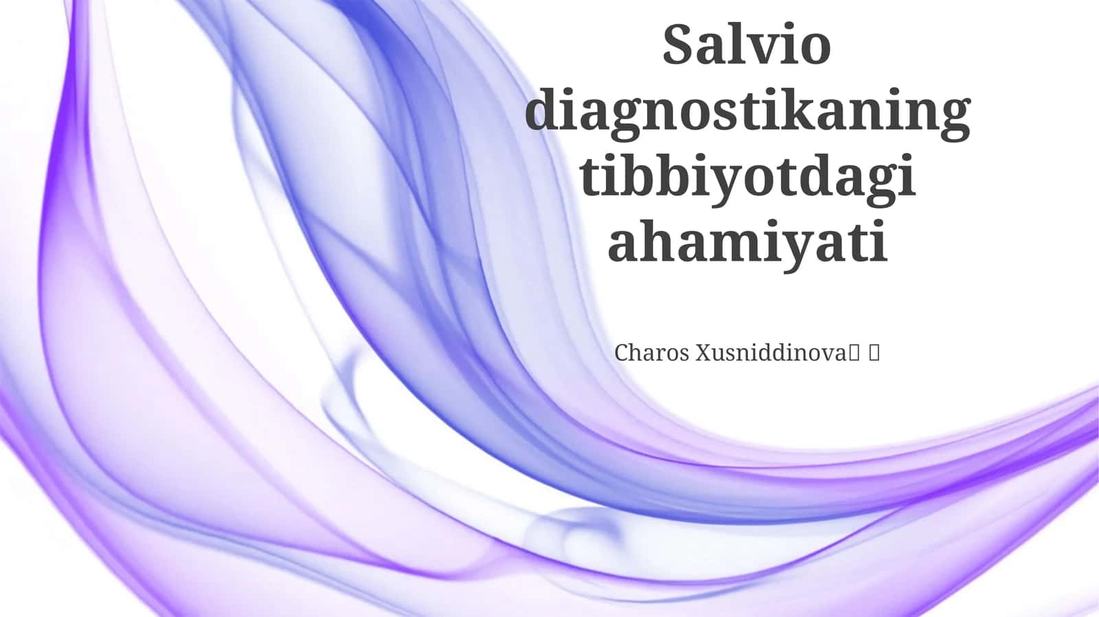 Salvio diagnostikasi 1