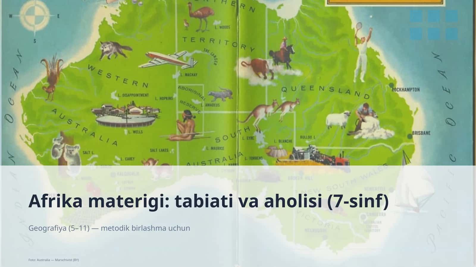 Afrika materigi: tabiati va aholisi (7-sinf) 1