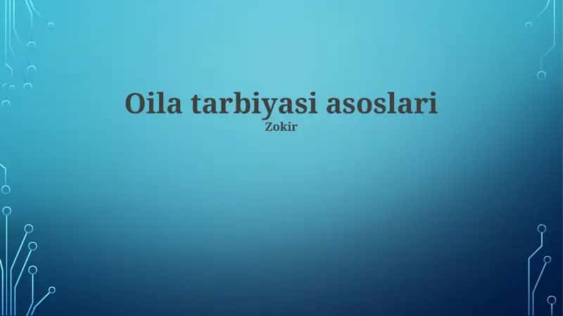 Xavfsizlik va Sog'liqni Saqlash Qoidalari 1