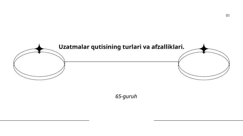 Uzatmalar qutisi 1