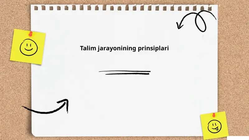 Ta'lim jarayonining prinsiplari 1