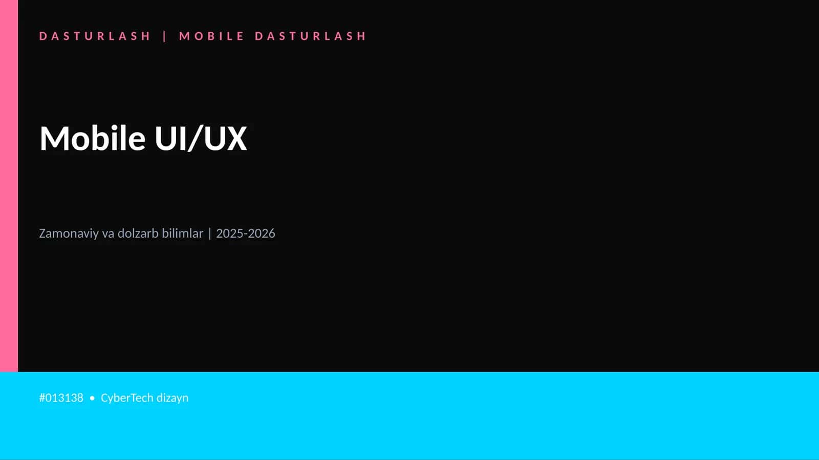 Mobile UI/UX 1